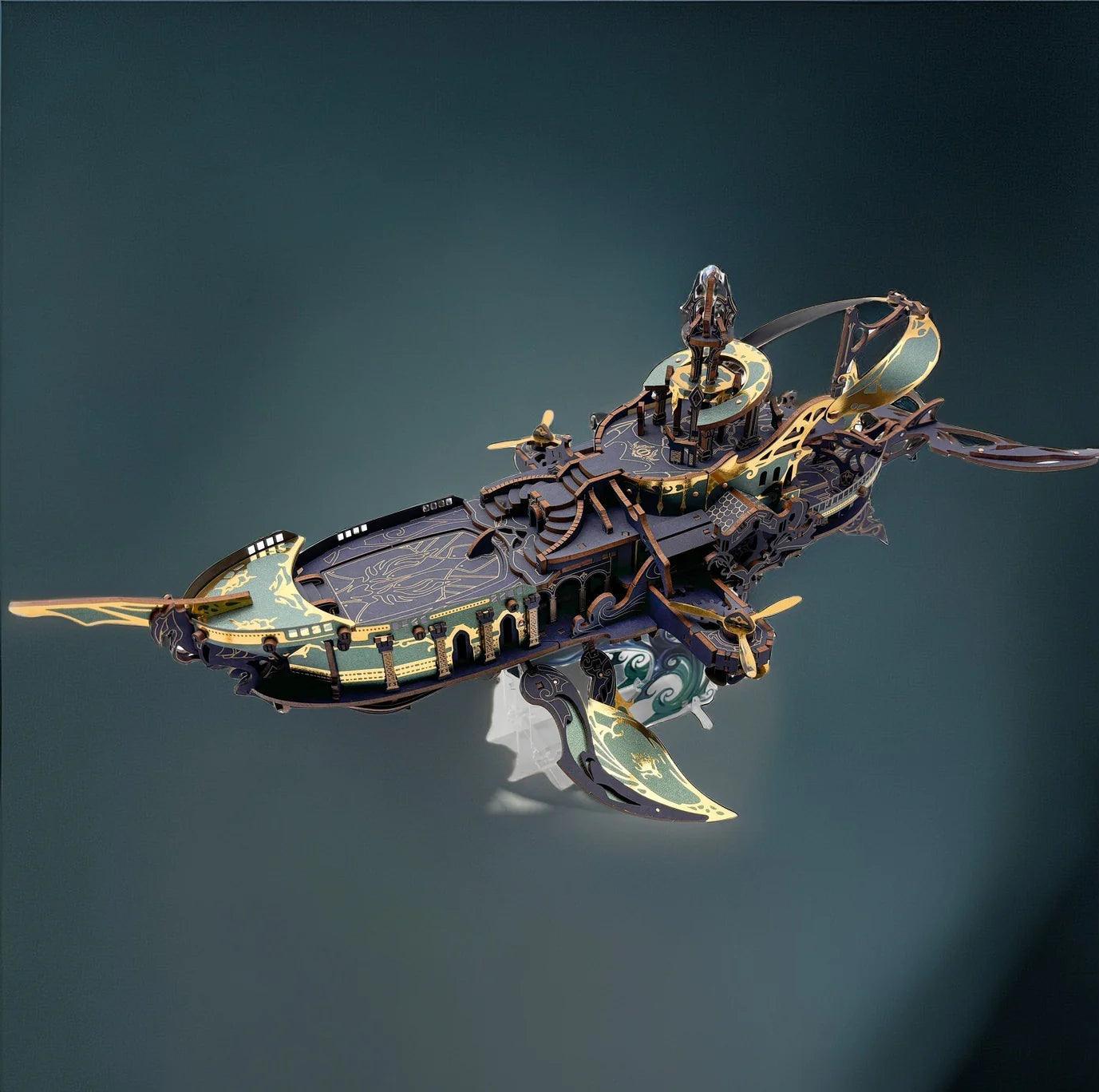 Stellar Abyss Voyager 3D Wooden Puzzle - 3D Wooden Puzzle by Extoril
