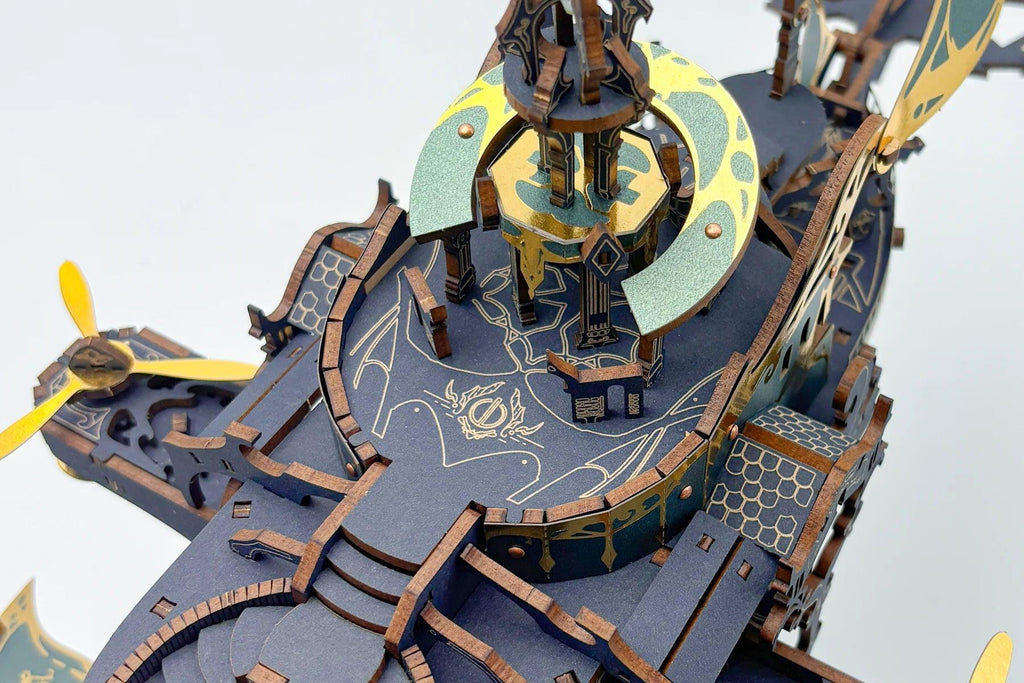 Stellar Abyss Voyager 3D Wooden Puzzle - 3D Wooden Puzzle by Extoril