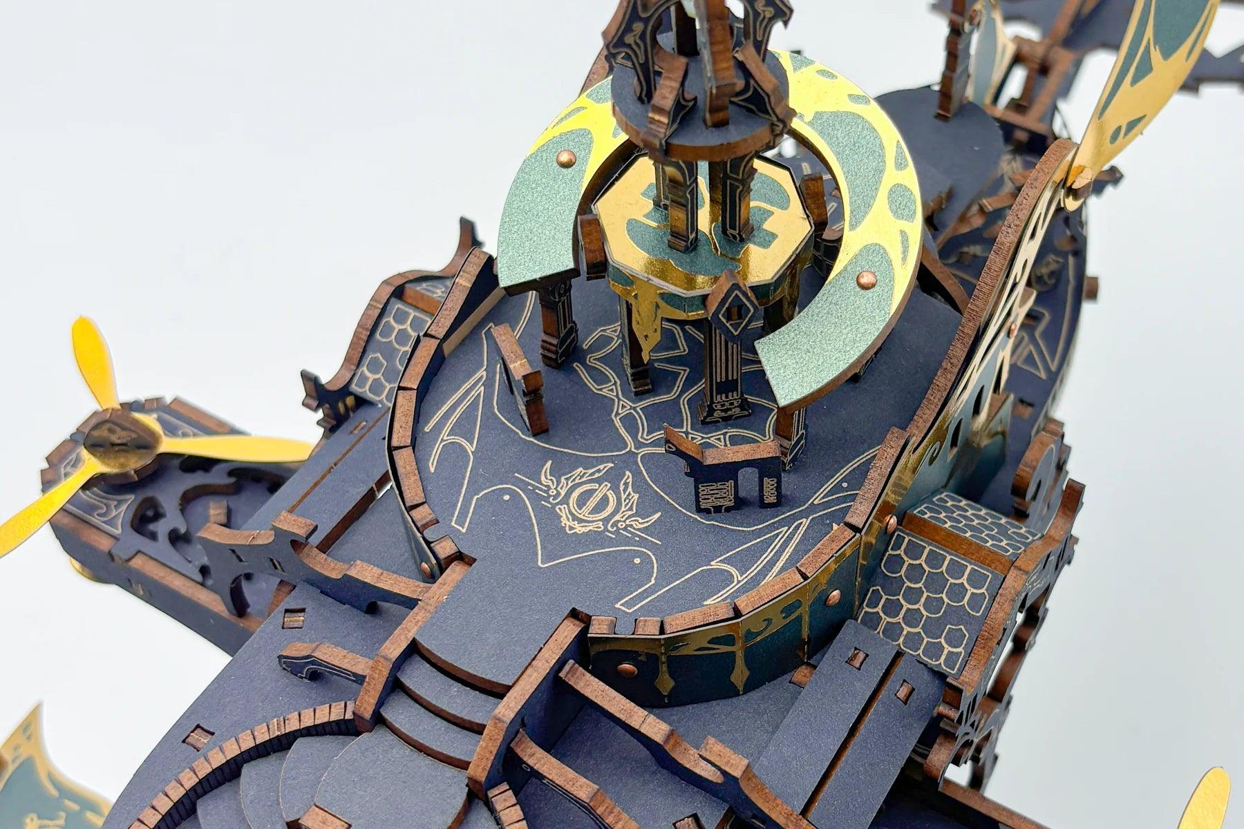 Stellar Abyss Voyager 3D Wooden Puzzle - 3D Wooden Puzzle by Extoril