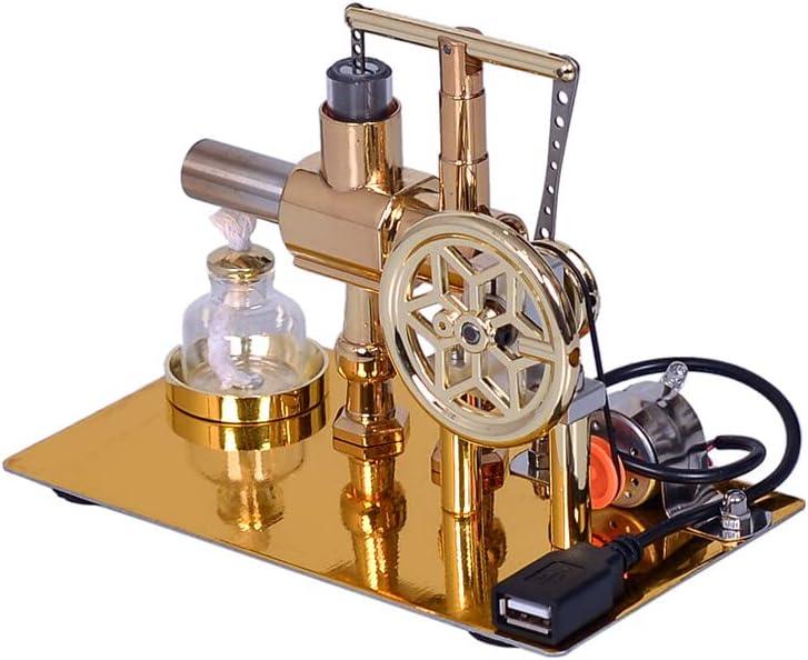 Educational Stirling Engine Generator with LED Power Display - home decor by Extoril