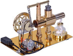 Educational Stirling Engine Generator with LED Power Display - home decor by Extoril