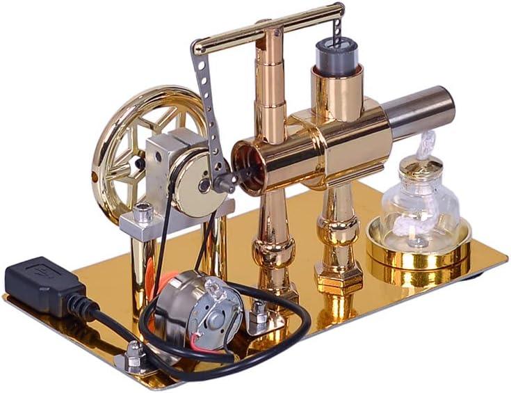Educational Stirling Engine Generator with LED Power Display - home decor by Extoril
