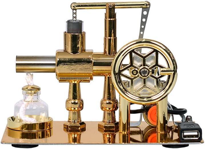 Educational Stirling Engine Generator with LED Power Display - home decor by Extoril