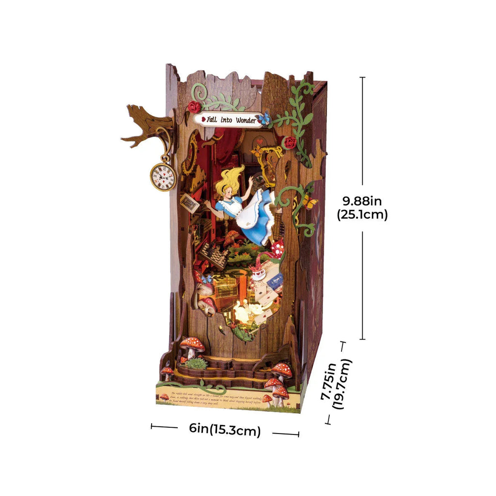 Diy Book Nook Shelf - Fall Into Wonder - DIY Booknooks by Extoril