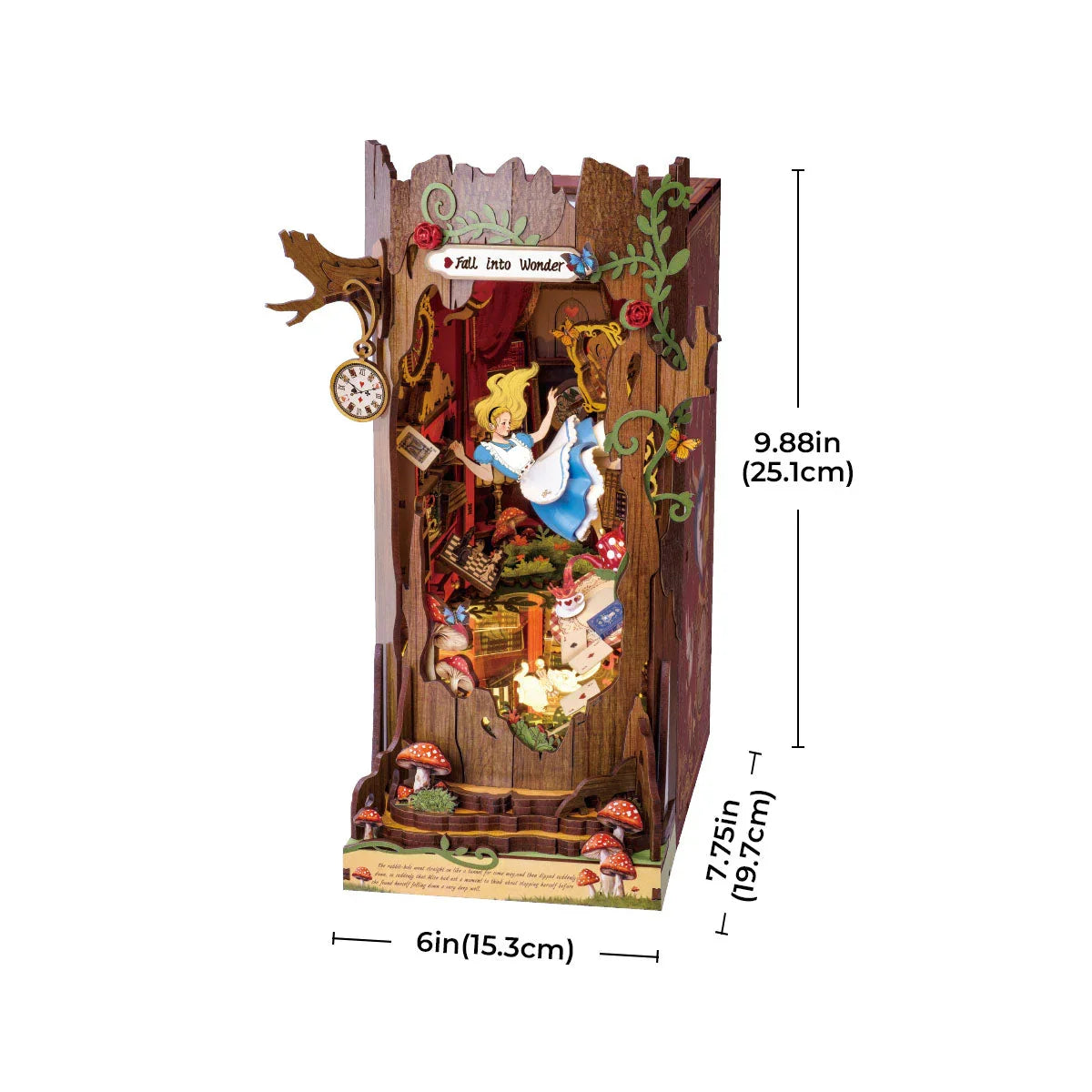 Diy Book Nook Shelf - Fall Into Wonder - DIY Booknooks by Extoril