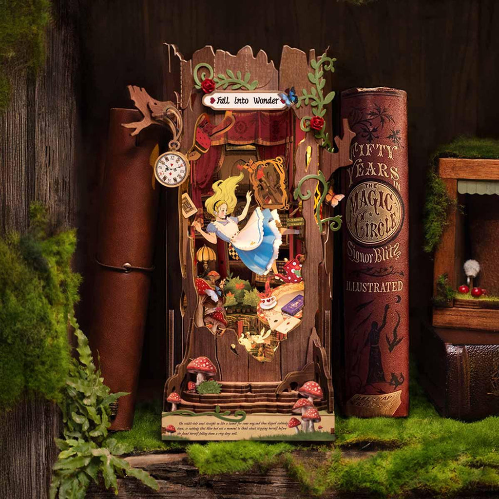 Diy Book Nook Shelf - Fall Into Wonder - DIY Booknooks by Extoril