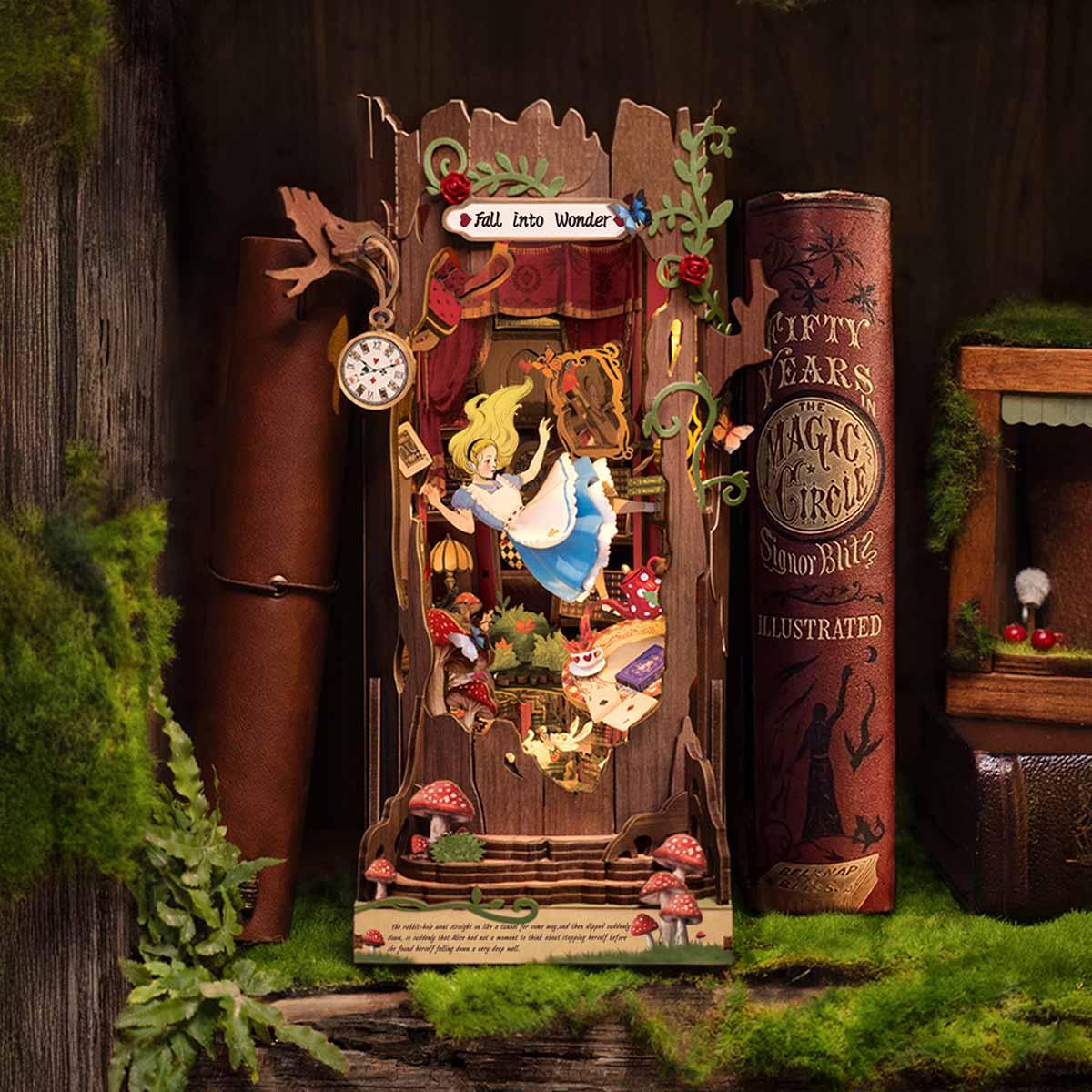 Diy Book Nook Shelf - Fall Into Wonder - DIY Booknooks by Extoril