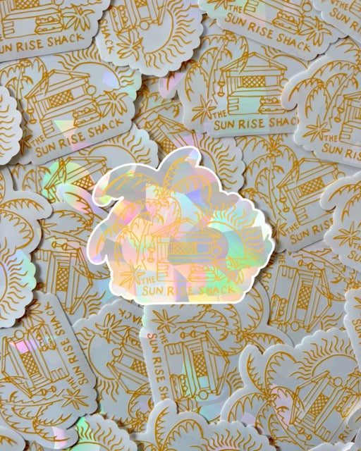 PrismVeil Dawnbreak — Sunrise Rainbow Sticker Pack