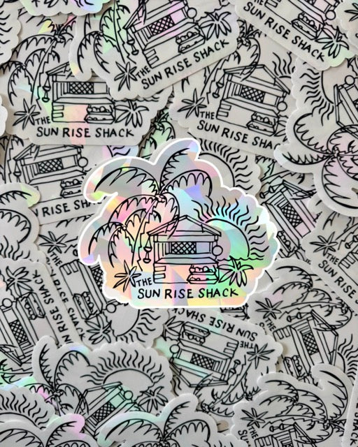 PrismVeil Dawnbreak — Sunrise Rainbow Sticker Pack
