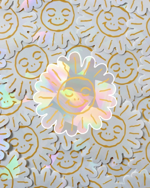 PrismVeil Dawnbreak — Sunrise Rainbow Sticker Pack