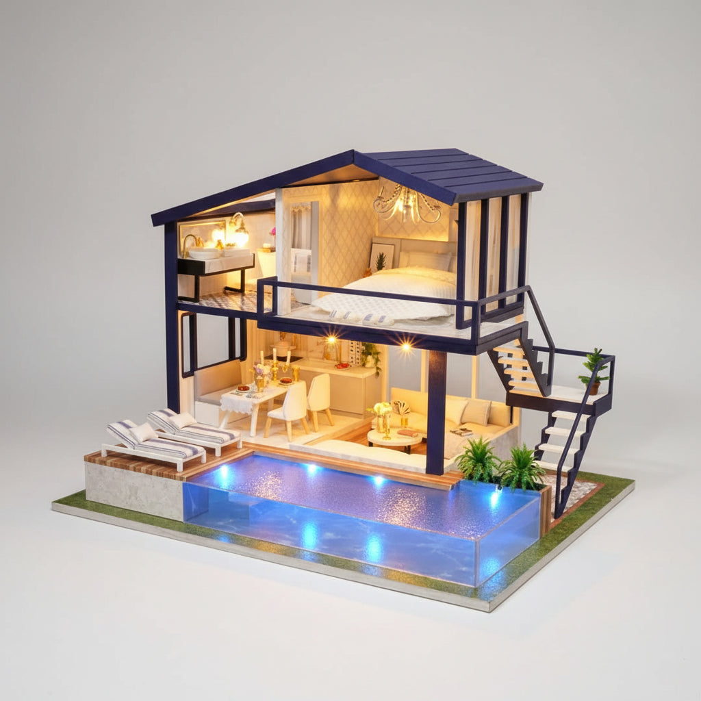 DIY Dollhouse Kit (Time Apartment) - DIY Miniature by Extoril