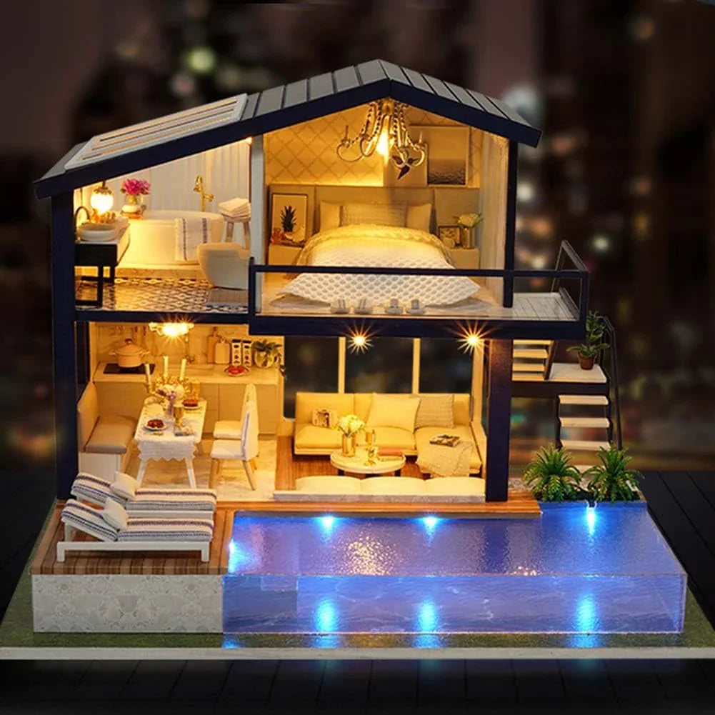 DIY Dollhouse Kit (Time Apartment) - DIY Miniature by Extoril