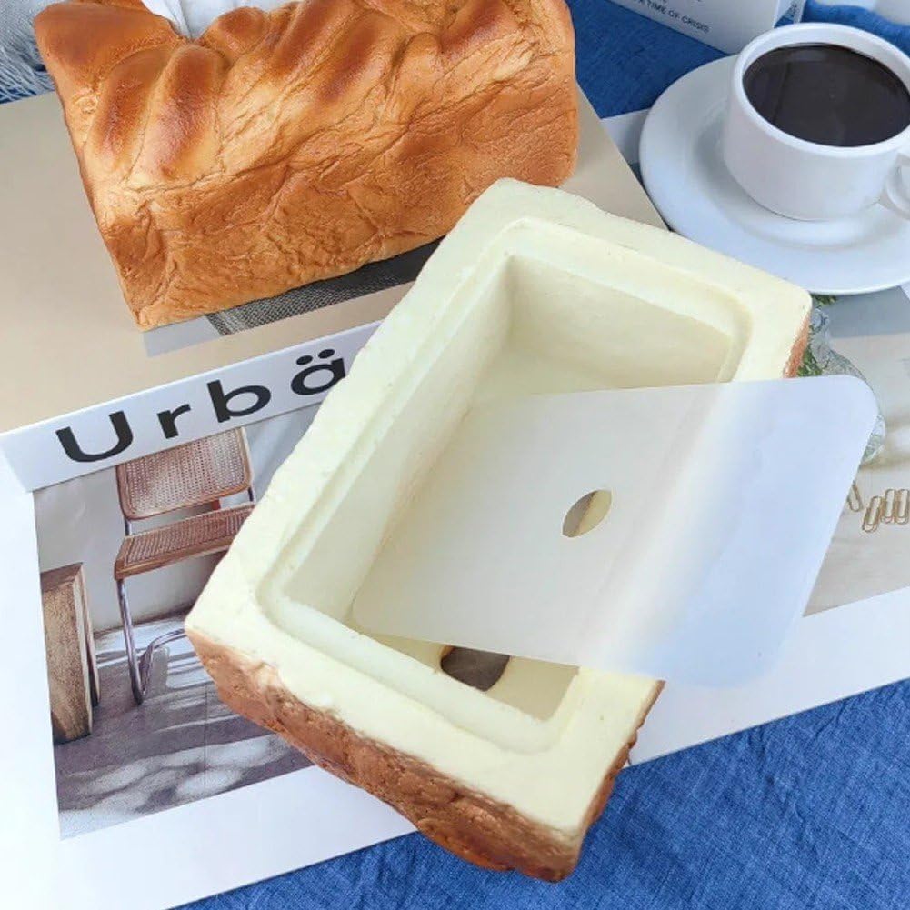 Toasted Bread Tissue Box - home decor by Extoril