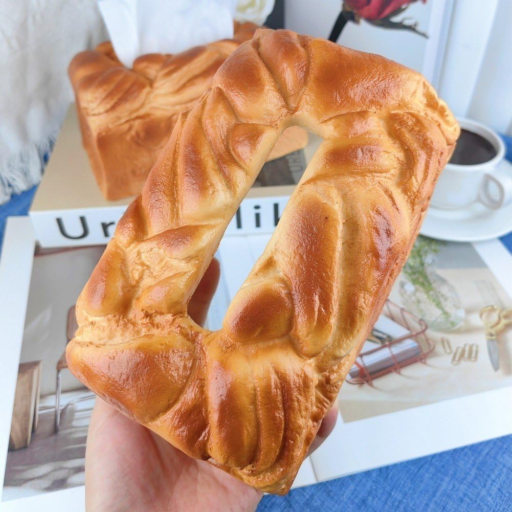 Toasted Bread Tissue Box - home decor by Extoril