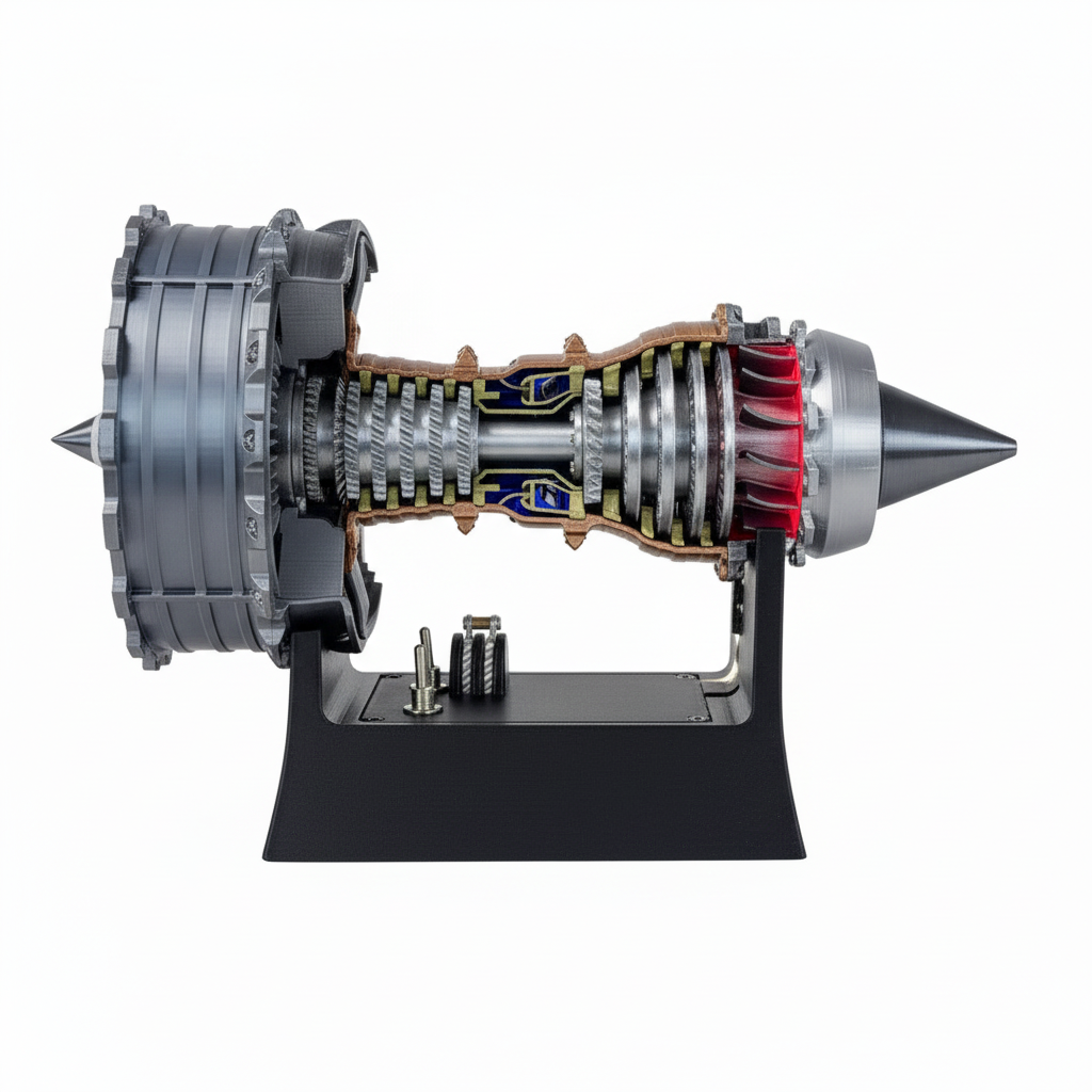 Professional Turbofan Engine (25cm / 10in) flagship - home decor by Extoril