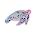 PrismVeil Shellwave — Turtle Rainbow Window Film